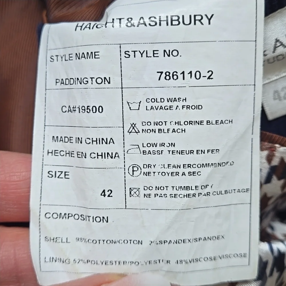 Haight & Ashbury Paddington Sport Coat Jacket Sz 42 - Picture 4 of 10